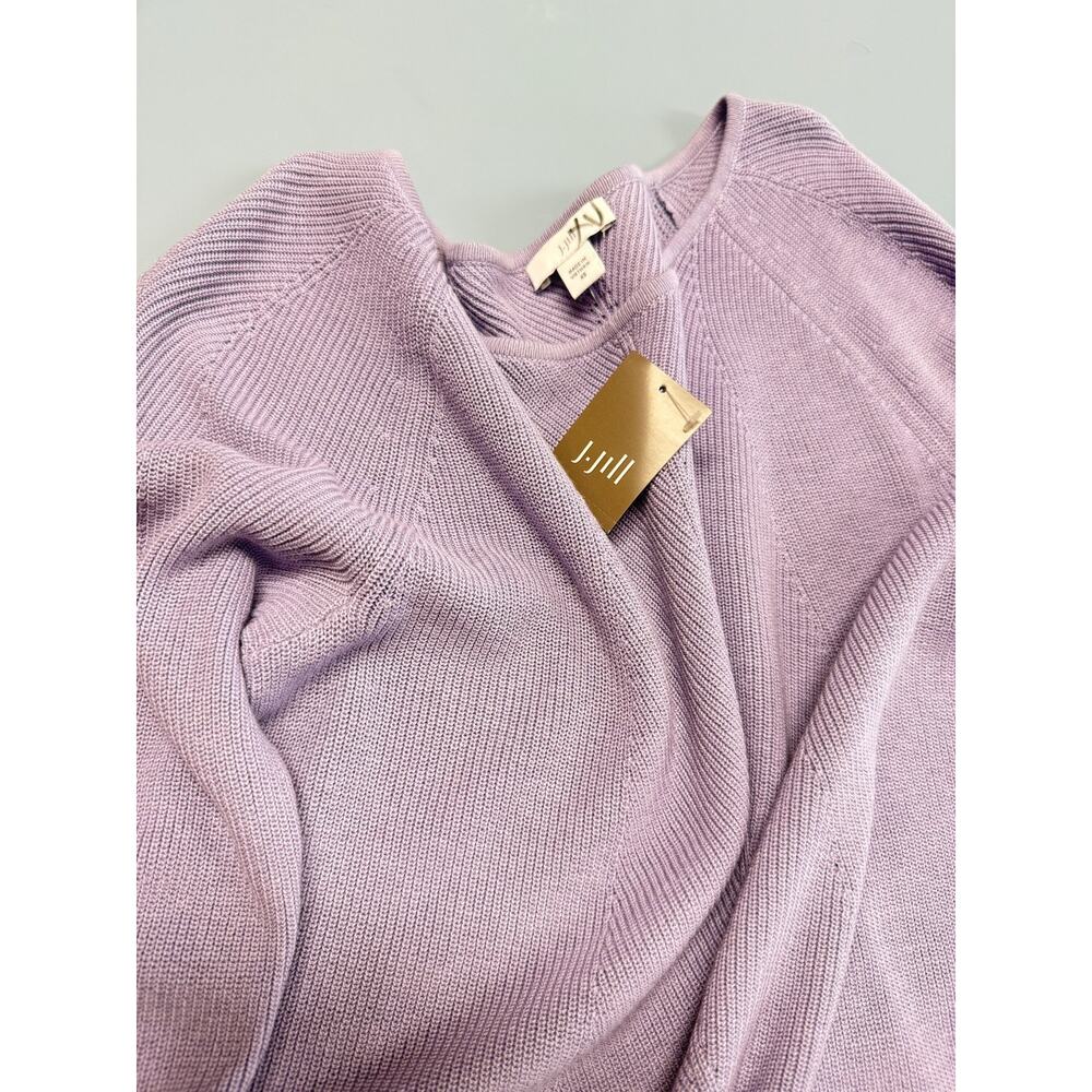 NEW NWT J. Jill Sweater Tunic Top Lavender Knit Pullover Sz XS, 3011 - Picture 3 of 8